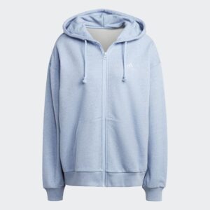 adidas All SZN French Terry Oversized Full-Zip Hoodie