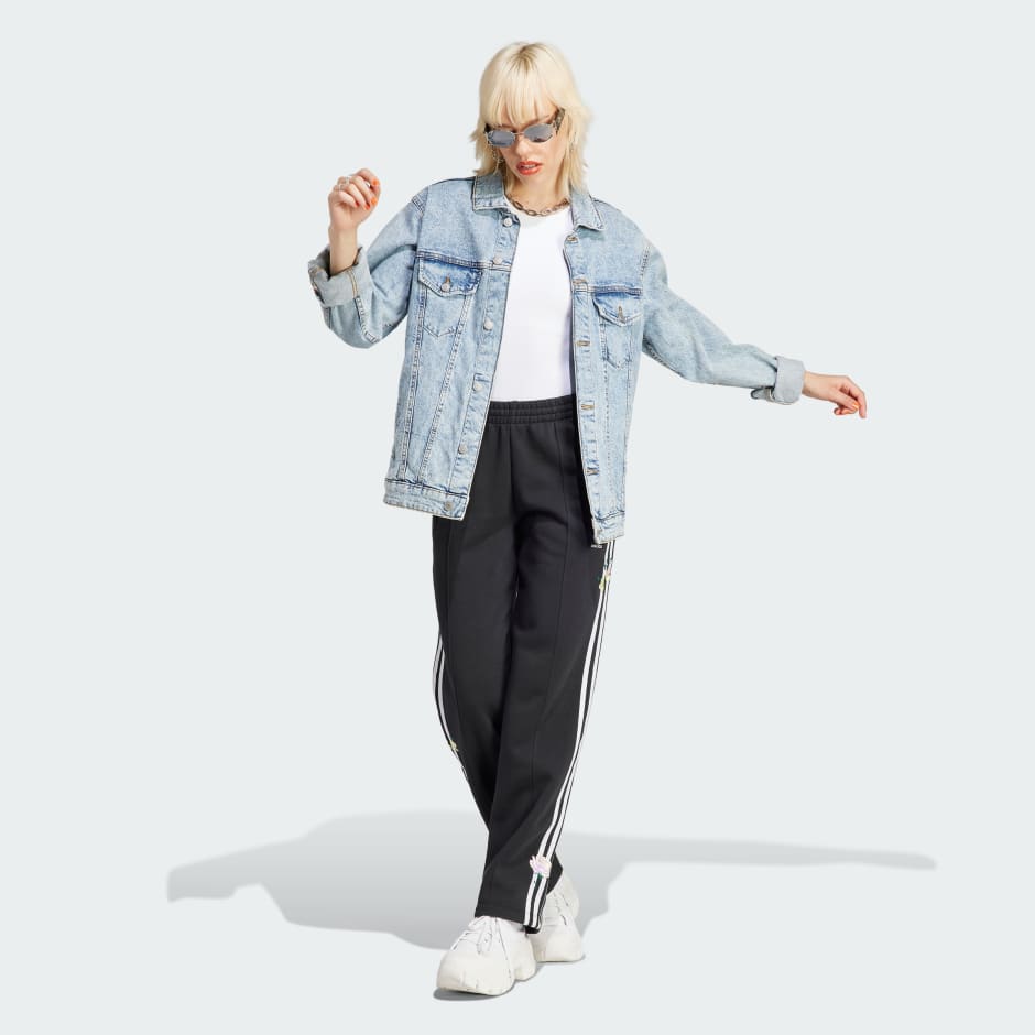 adidas Embroidered Flower Pants - Image 2