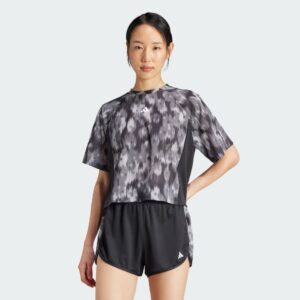 adidas Train Essentials Allover Print Flower Tie-Dye Tee