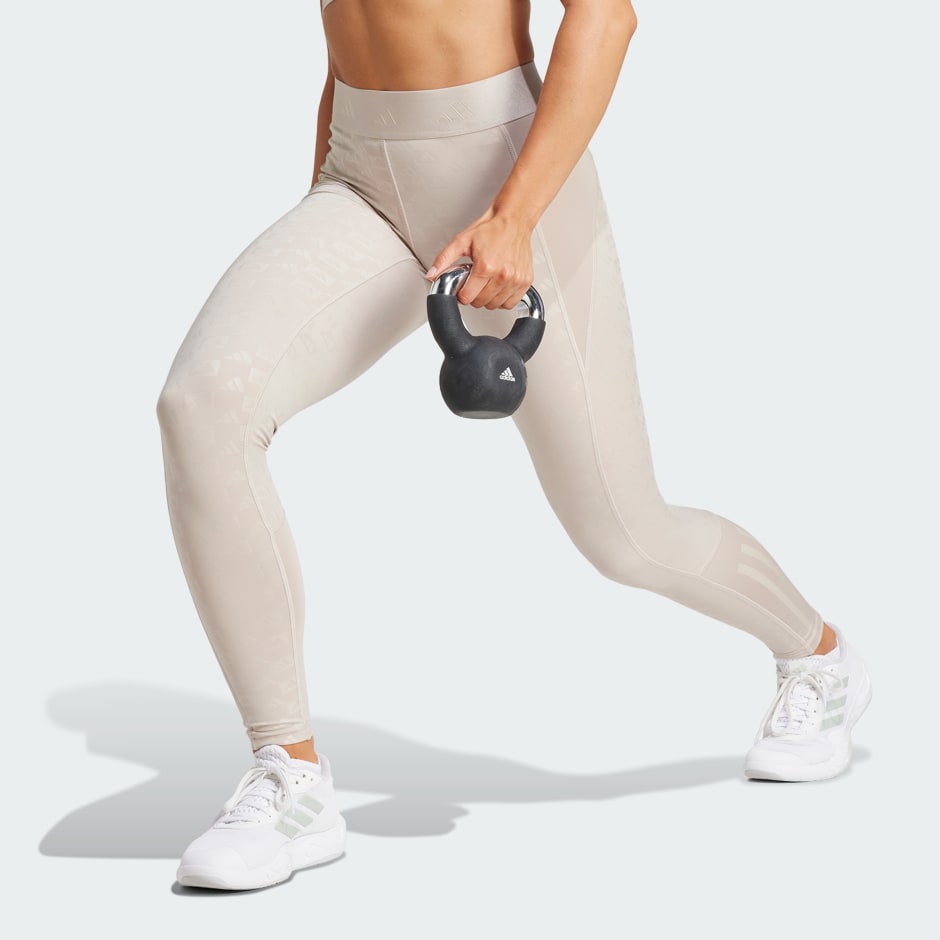 adidas Hyperglam Full-Length Emboss Leggings