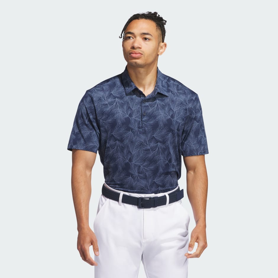 adidas Ultimate365 Mesh Print Polo Shirt
