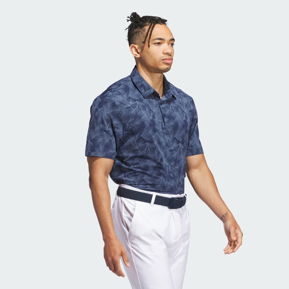 adidas Ultimate365 Mesh Print Polo Shirt - Image 2