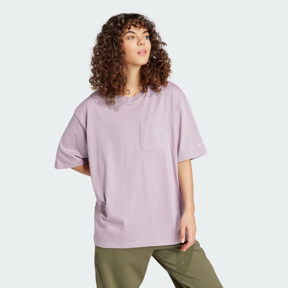adidas Terrex Graphic Pocket Print Tee - Image 2