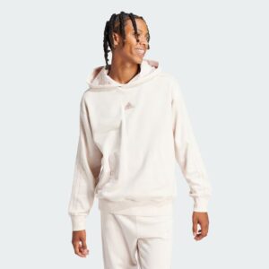 adidas ALL SZN French Terry 3-Stripes Garment-Wash Hoodie