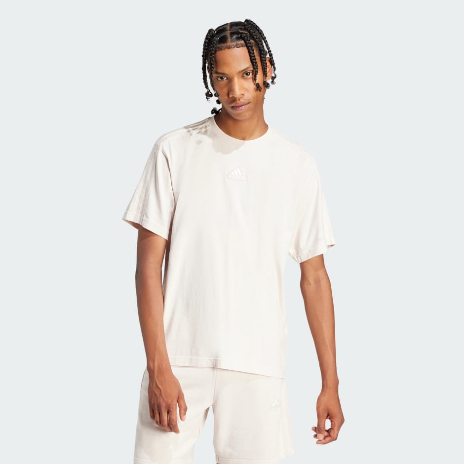 adidas ALL SZN 3-Stripes Garment Wash Tee