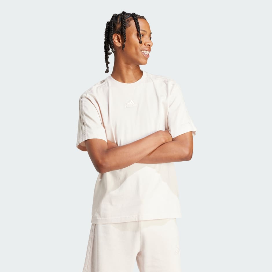 adidas ALL SZN 3-Stripes Garment Wash Tee - Image 2