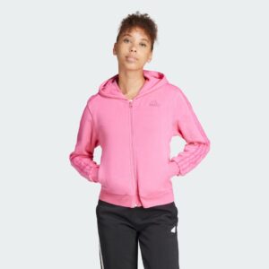 adidas ALL SZN French Terry 3-Stripes Garment Wash Full-Zip Hoodie
