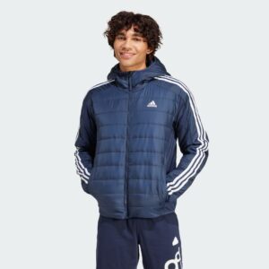 adidas Essentials 3-Stripes Insulated Hooded Hybrid Jacket