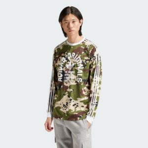 adidas Camo Long Sleeve Cali Tee