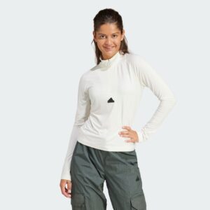 adidas City Escape Quarter-Zip Long Sleeve Tee