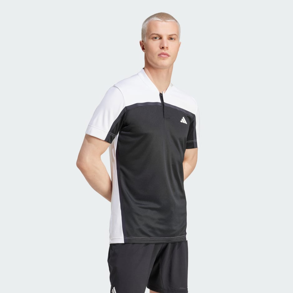 adidas Tennis HEAT.RDY Pro FreeLift Henley Polo Shirt - Image 2