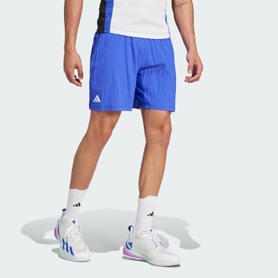 adidas Tennis Pro 7-inch Seersucker Shorts