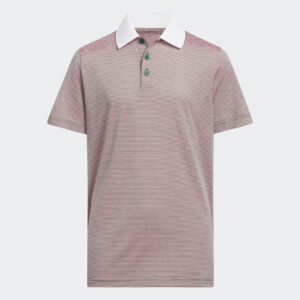 adidas Ottoman Striped Short Sleeve Polo Shirt