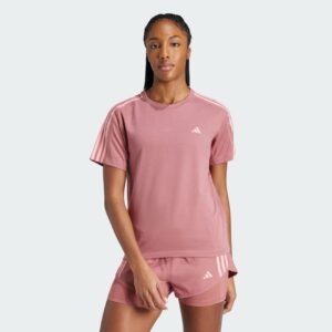 adidas Own the Run 3-Stripes Tee