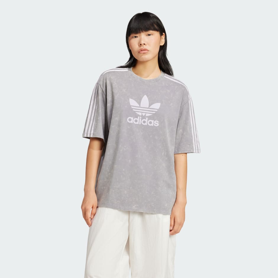 adidas Washed-Out Boyfriend-Fit Tee