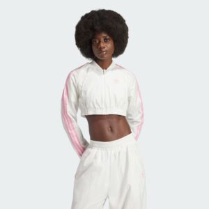 adidas Slim Crop Track Top