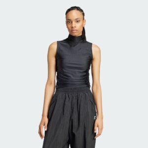adidas Ruched 3-Stripes Crop Top