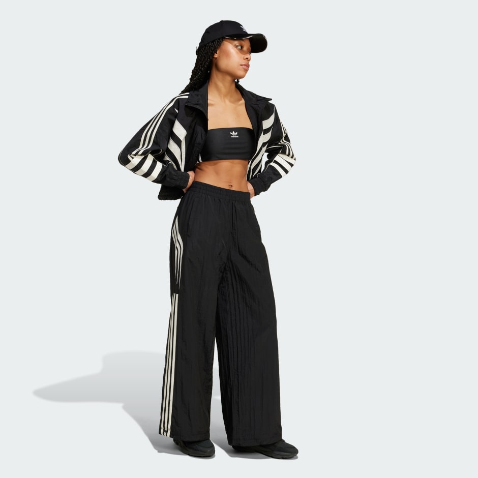 adidas Atlanta Cut Line Loose Nylon Track Top - Image 2