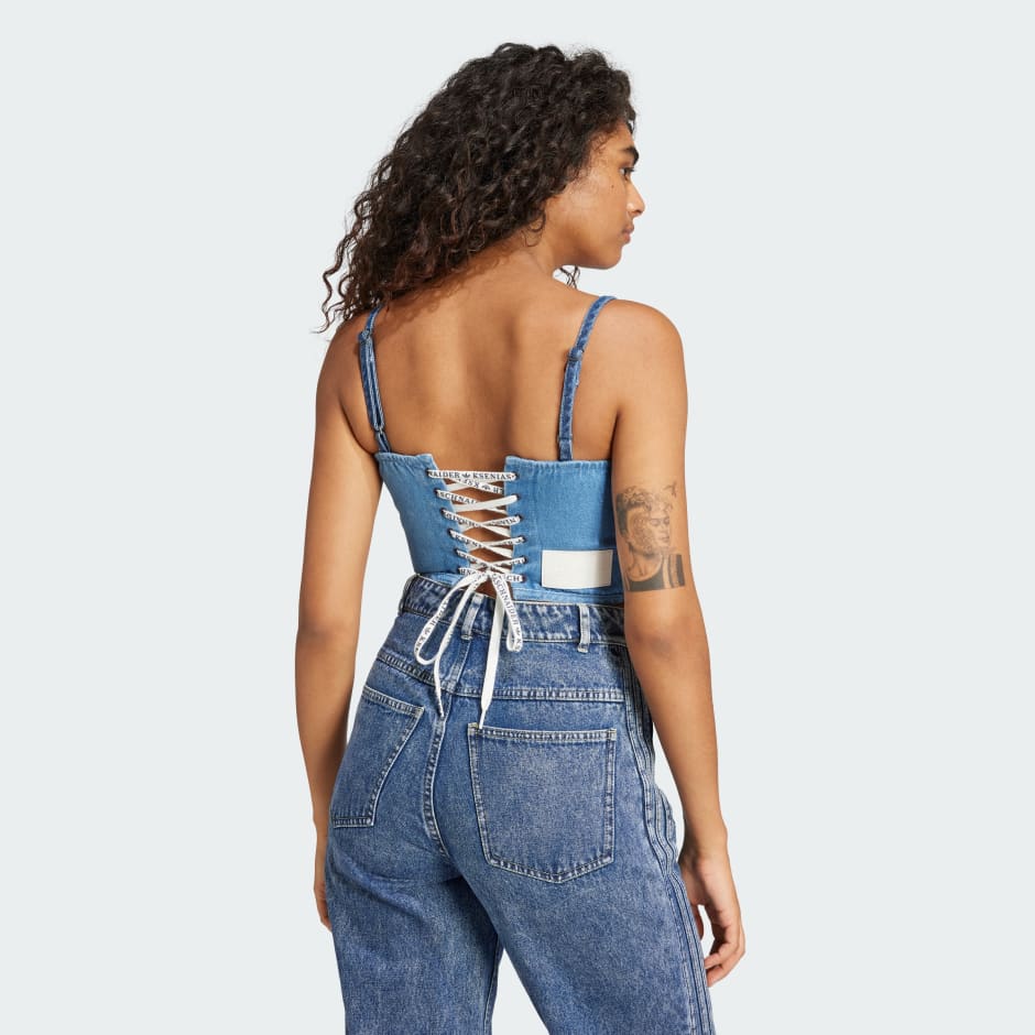 adidas KSENIASCHNAIDER Denim Corset - Image 2