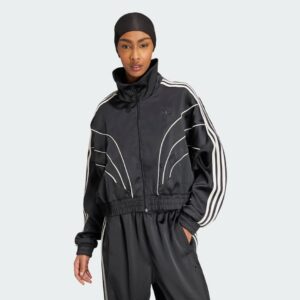 adidas Piping Loose Crop Track Top
