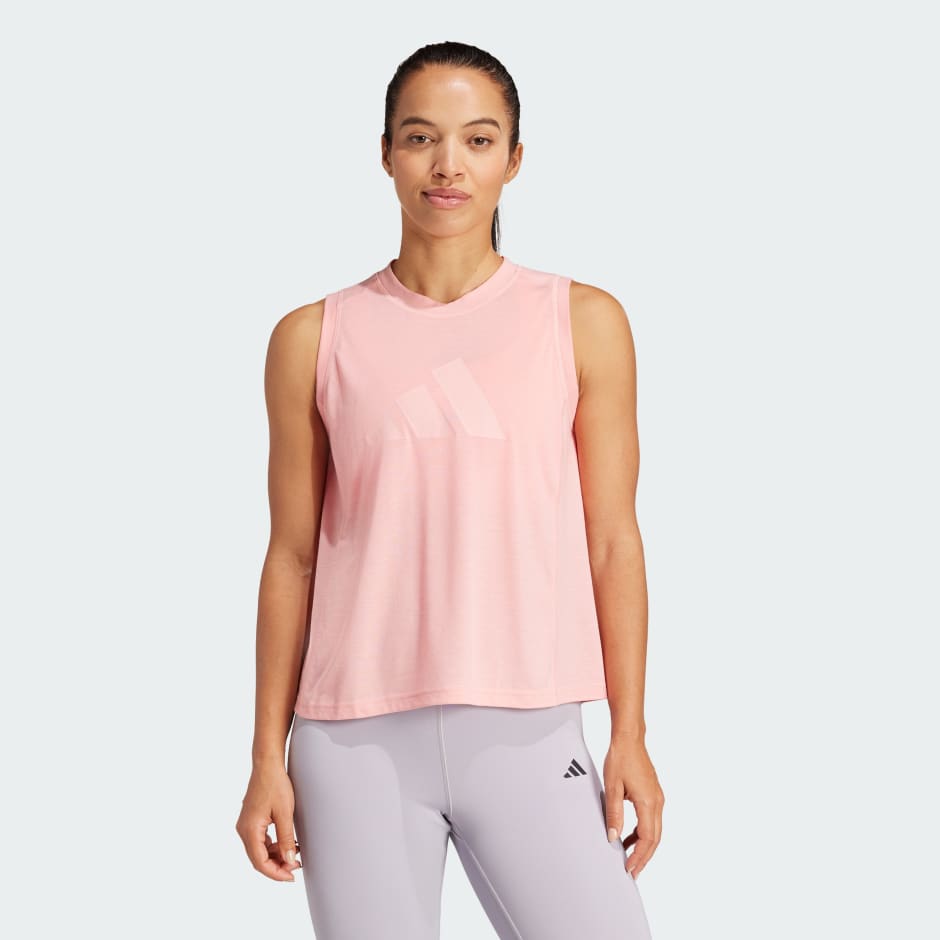 adidas Train Essentials Big Performance Logo Training Tank Top