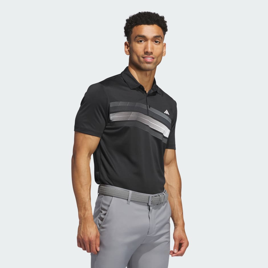 adidas Core Chest Stripe Polo Shirt - Image 2