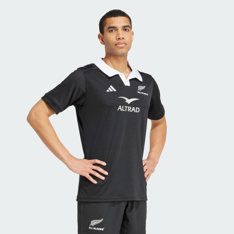 adidas All Blacks Rugby AEROREADY Short Sleeve Jersey - Image 2