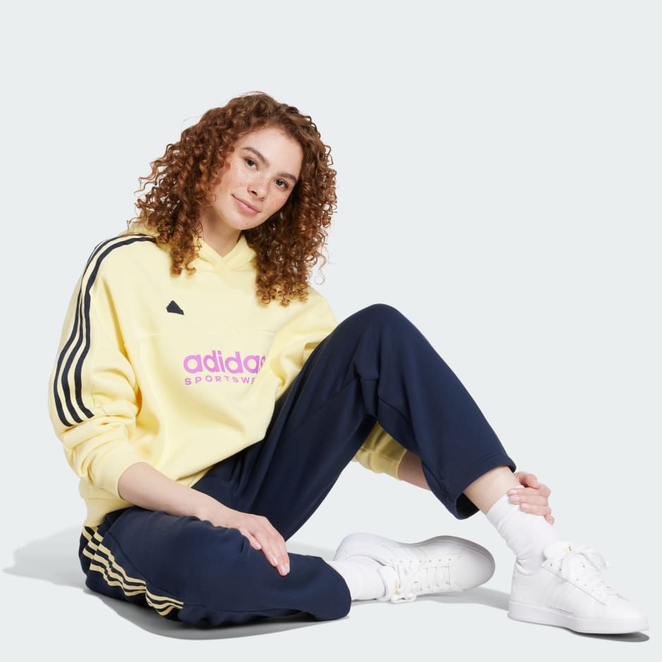 adidas Tiro Cut 3-Stripes Fleece Hoodie - Image 2