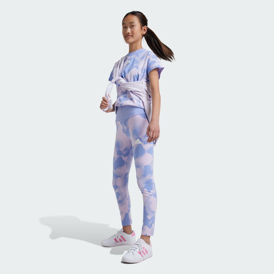 adidas Future Icons Camo Print 7/8 Leggings Kids - Image 2