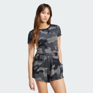adidas Essentials 3-Stripes Camo Print Baby Tee