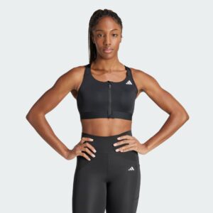 adidas Powerreact Training Medium-Support Zip Bra