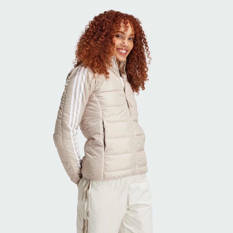 adidas Essentials 3-Stripes Light Down Jacket - Image 2