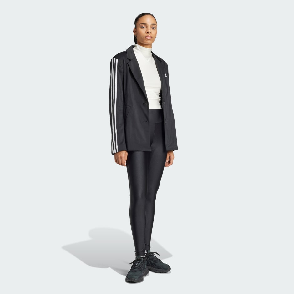adidas Ruched 3-Stripes Crop Top - Image 2