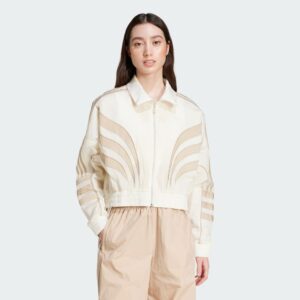 adidas Atlanta Cut Line Loose Nylon Track Top
