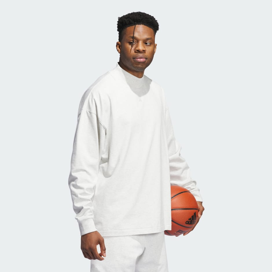 adidas adidas Basketball Long Sleeve Tee - Image 2
