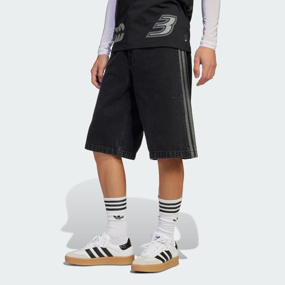 adidas Adicolor Denim Firebird Shorts