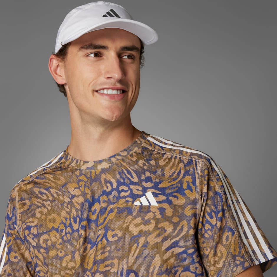adidas Own The Run CLIMACOOL 3-Stripes Tee - Image 2