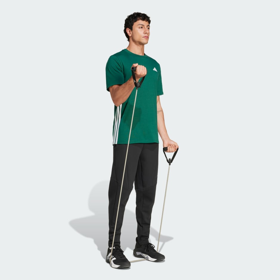 adidas Train Essentials Training Feelready 3-Stripes Tee - Image 2