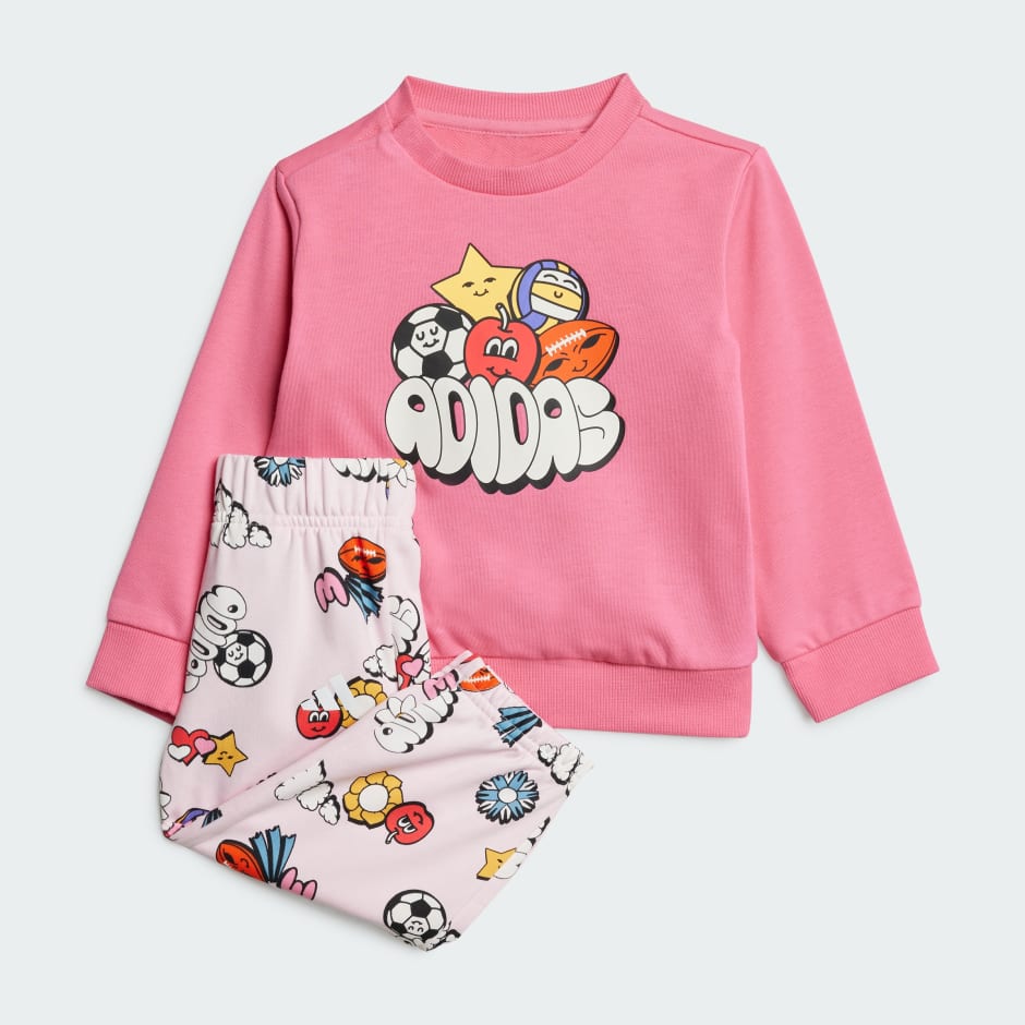 adidas Seasonal Essentials Fun Track Suit Set Kids
