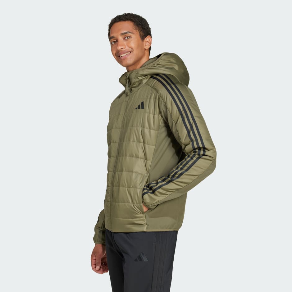 adidas Essentials 3-Stripes Insulation Hybrid Jacket