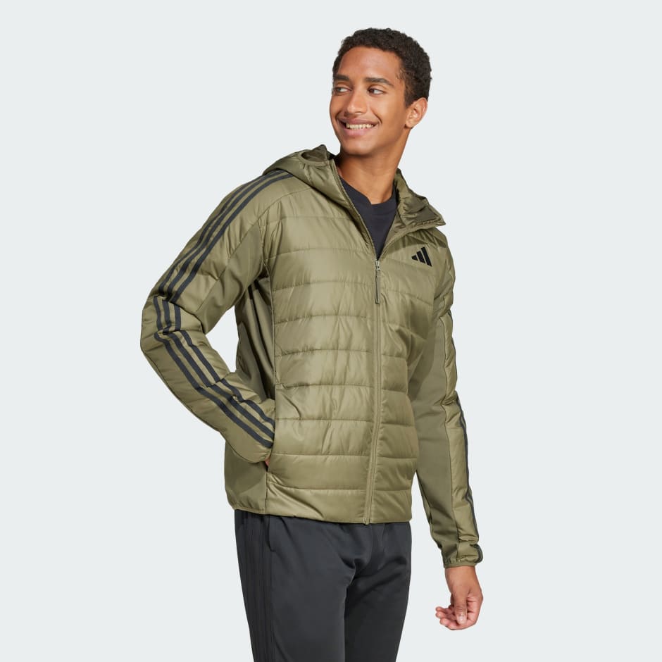 adidas Essentials 3-Stripes Insulation Hybrid Jacket - Image 2