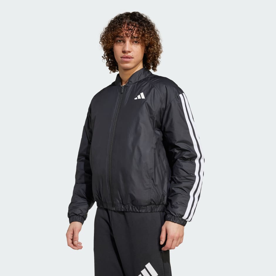 adidas Essentials 3-Stripes Insulated Bomber Jacket