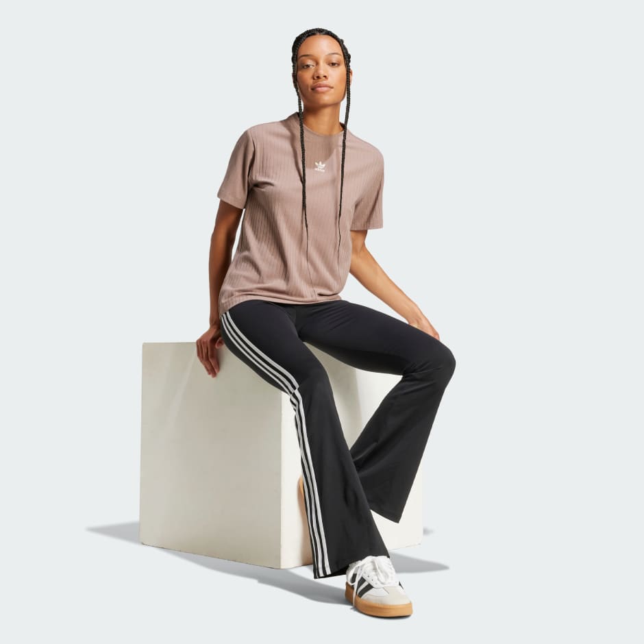 adidas Essentials Wide Rib Tee - Image 2