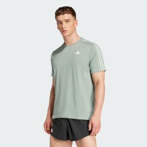 adidas Own the Run 3-Stripes Tee