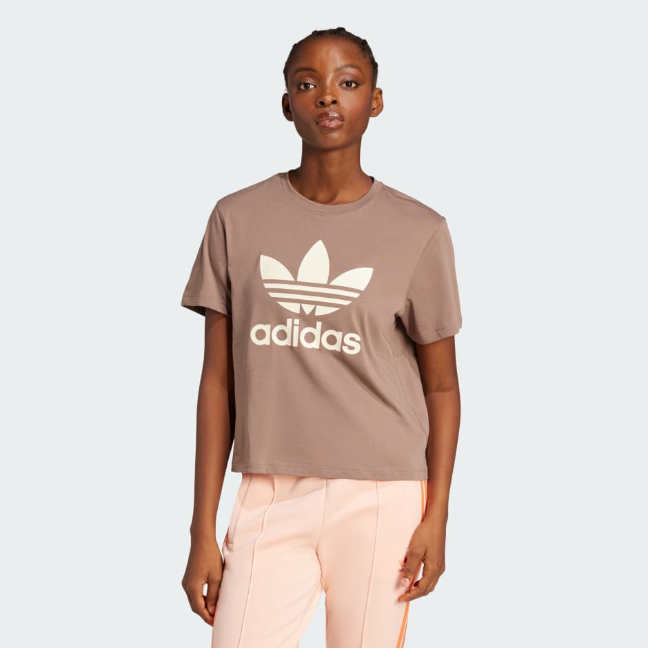 adidas Adicolor Trefoil Boxy Tee