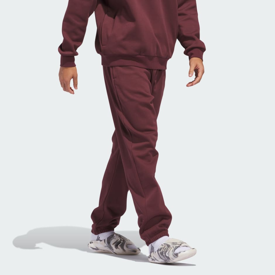 adidas adidas Basketball Fleece Joggers - Image 2