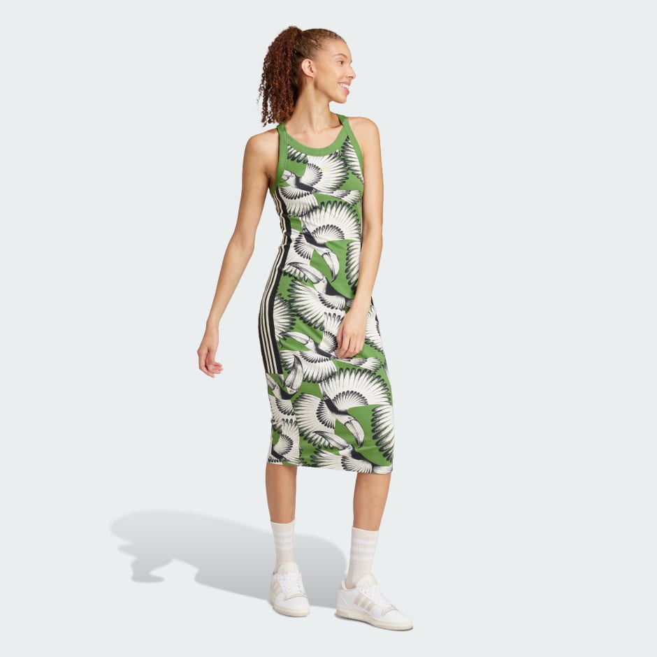 adidas adidas x FARM Premium Dress - Image 2
