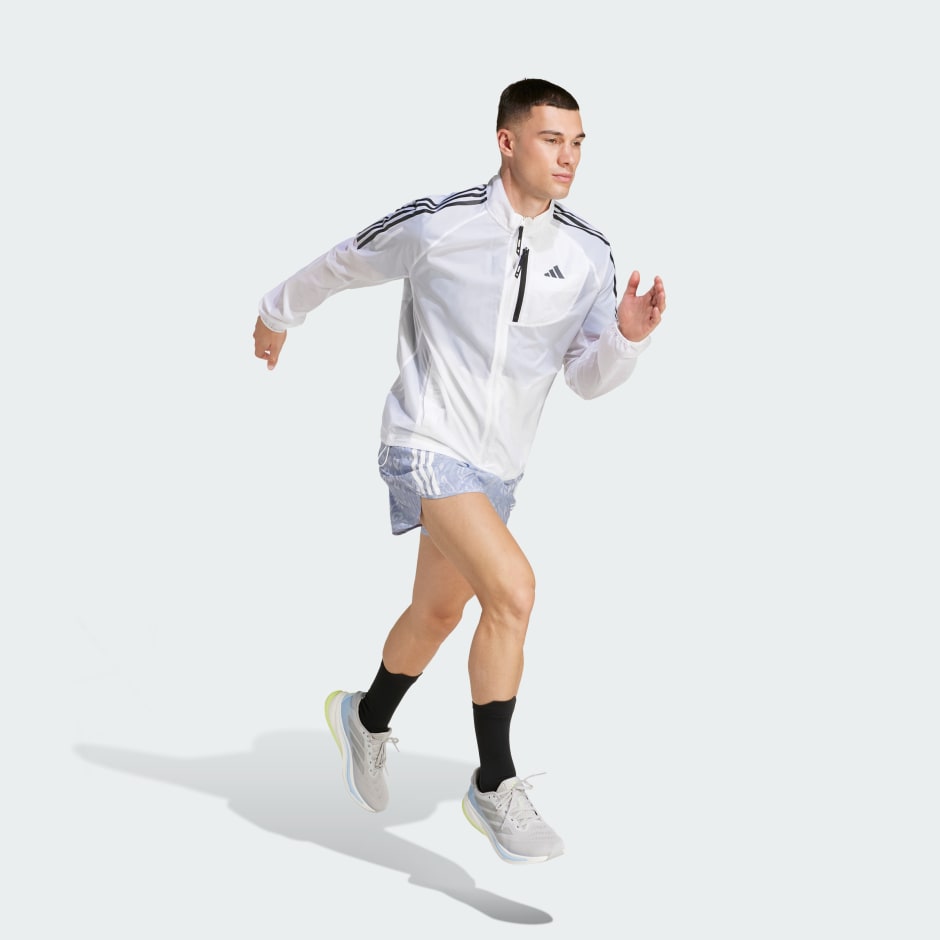 adidas Own the Run 3-Stripes Packable Jacket - Image 2