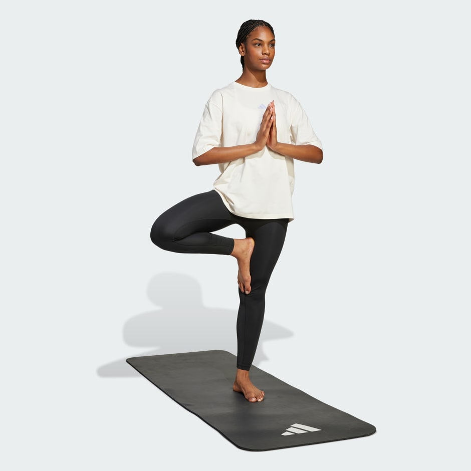 adidas Training Yoga Stretch Body Mind Graphic Tee - Image 2