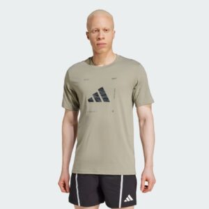 adidas Climacool Training Camo Logo Graphic Tee